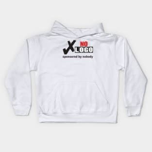 Anti-capitalist no logo Kids Hoodie